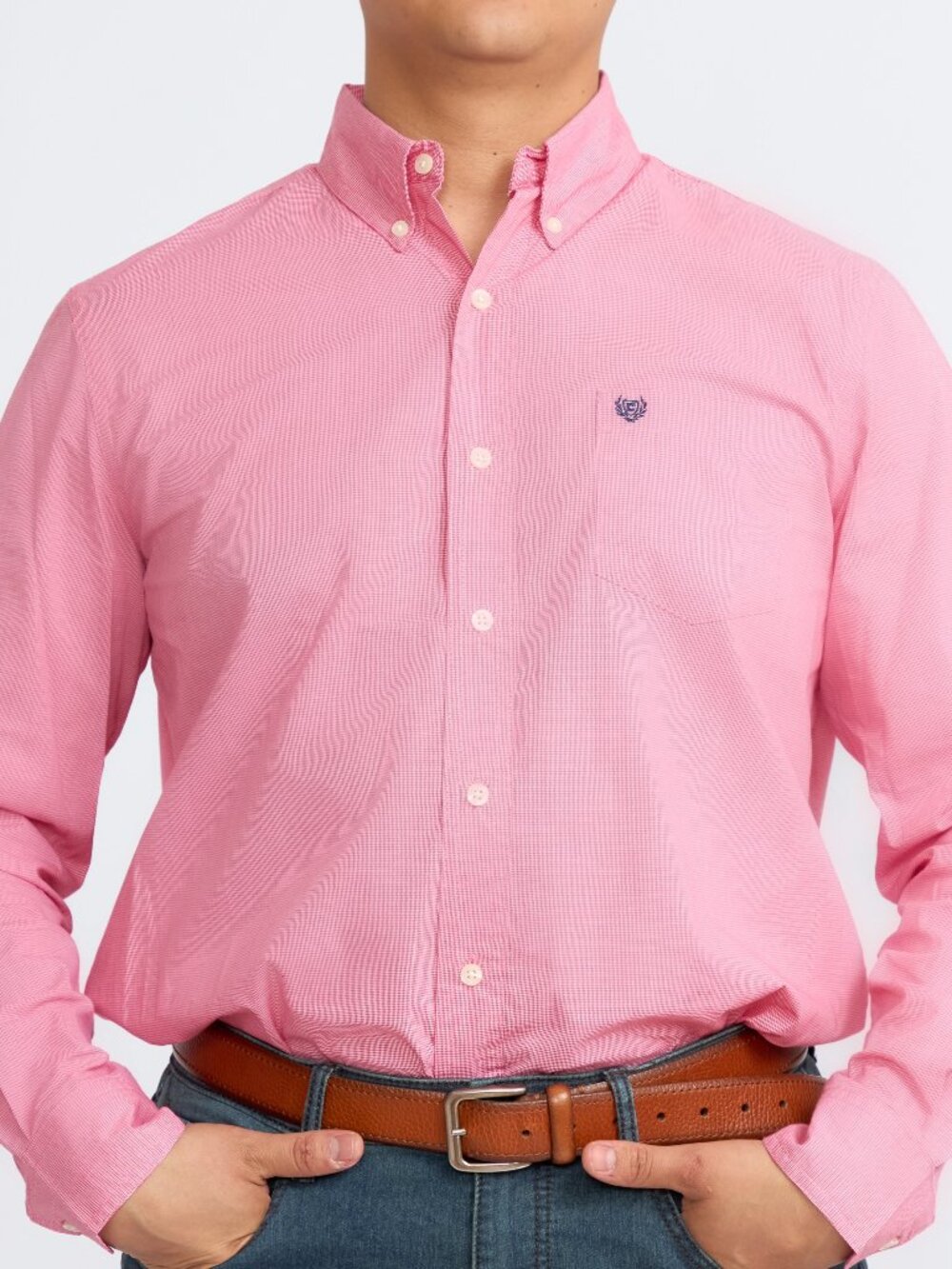 Men’s Chaps Red Shirt Size L, Long Sleeve Button Down NWT - Moda Journey